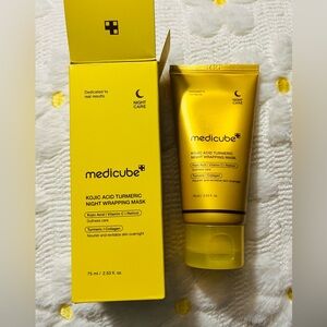 Medicube Kojic Acid Turmeric Night Wrapping Mask - 2.53oz. New In Box